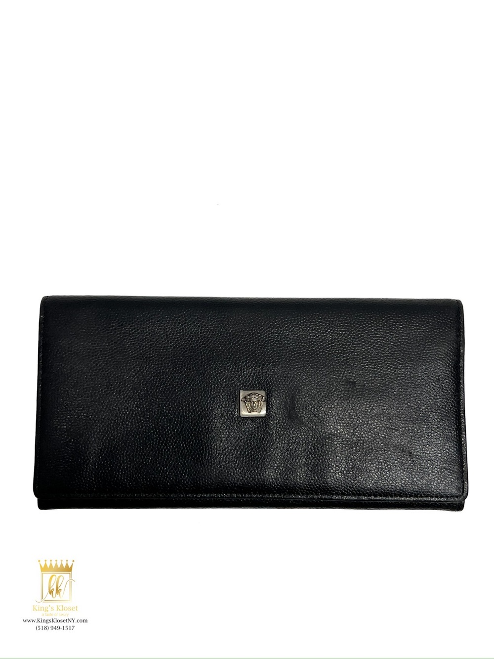 Gianni Versace bifold long bifold wallet